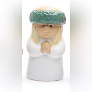 Lisa Larson Lucia candle holder Sweden advent Figurine rorstrand w box